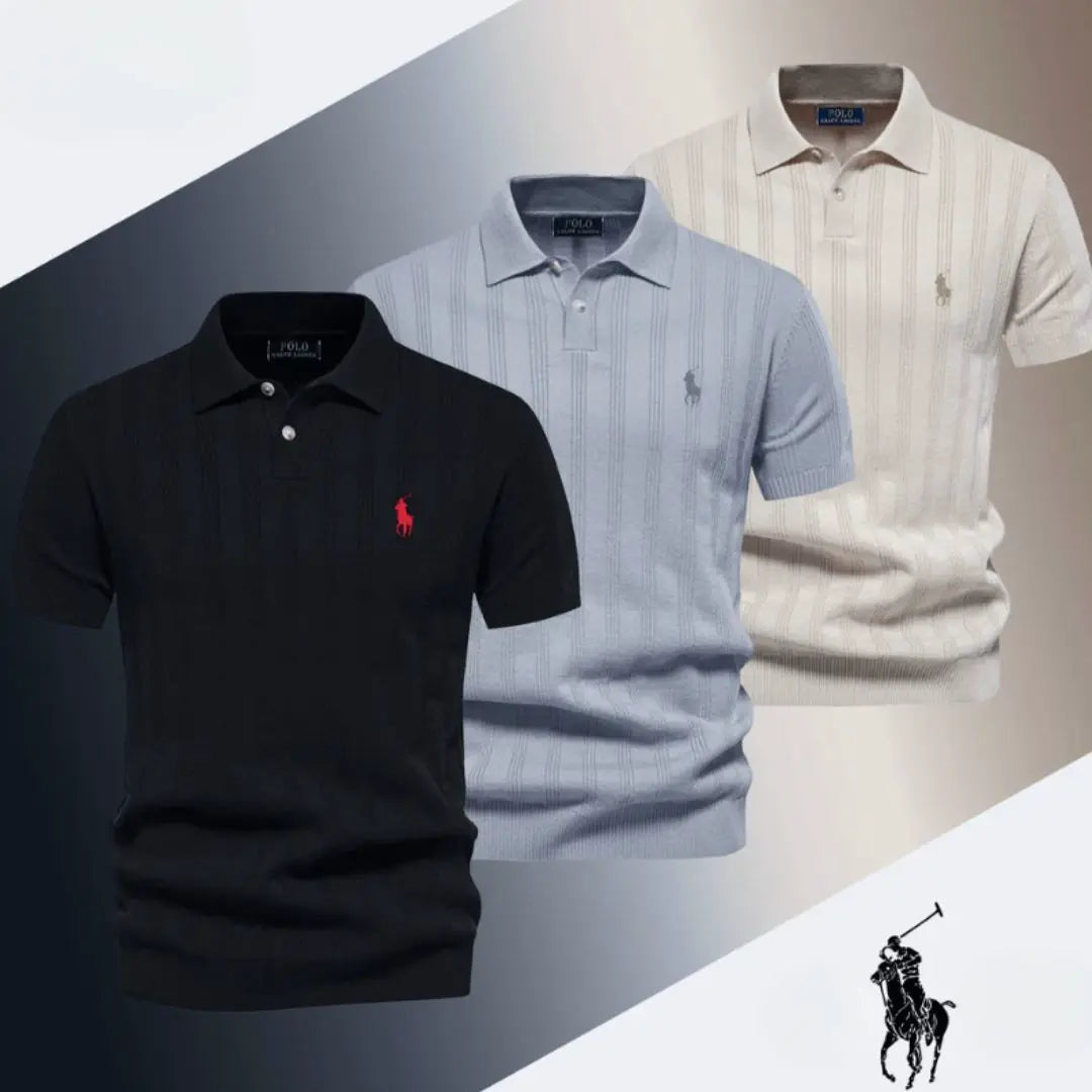 Elegant Knit Polo Hemd™